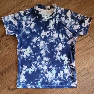 Athleta Girl Tie-Dye Short Sleeve Rashguard, Size 12
